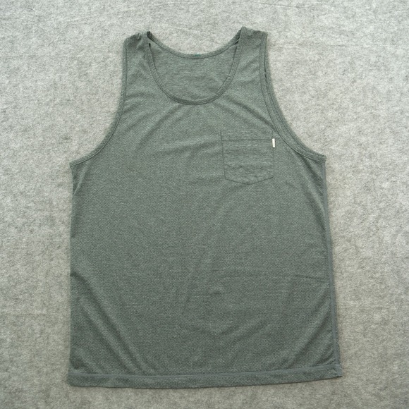 Vuori Other - Vuori Shirt mens Large Gray Tank Sleeveless Pocket logo Active Outdoors